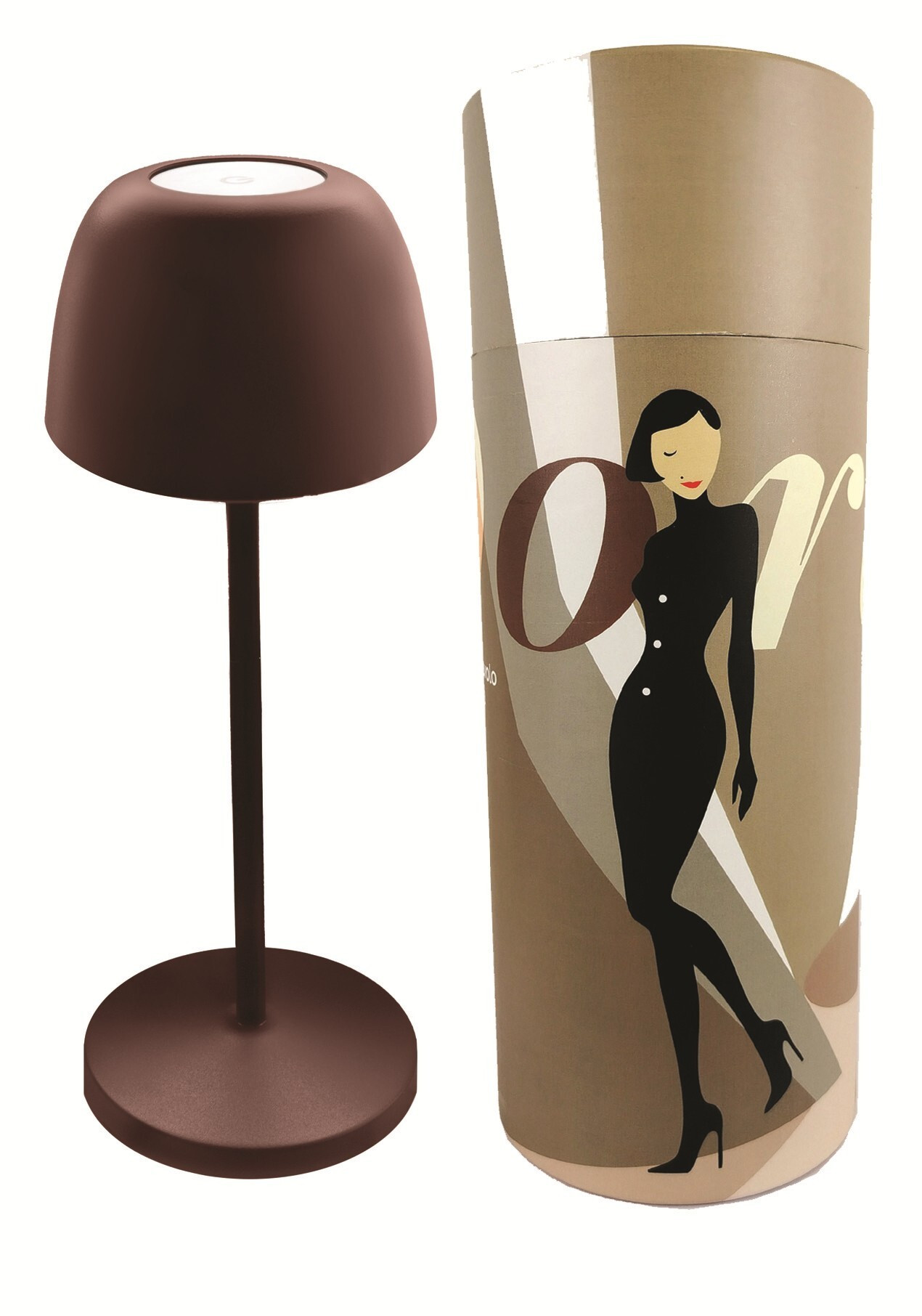 Majestic Dora CN Corten Lampada da Tavolo Ricaricabile - immagine 2