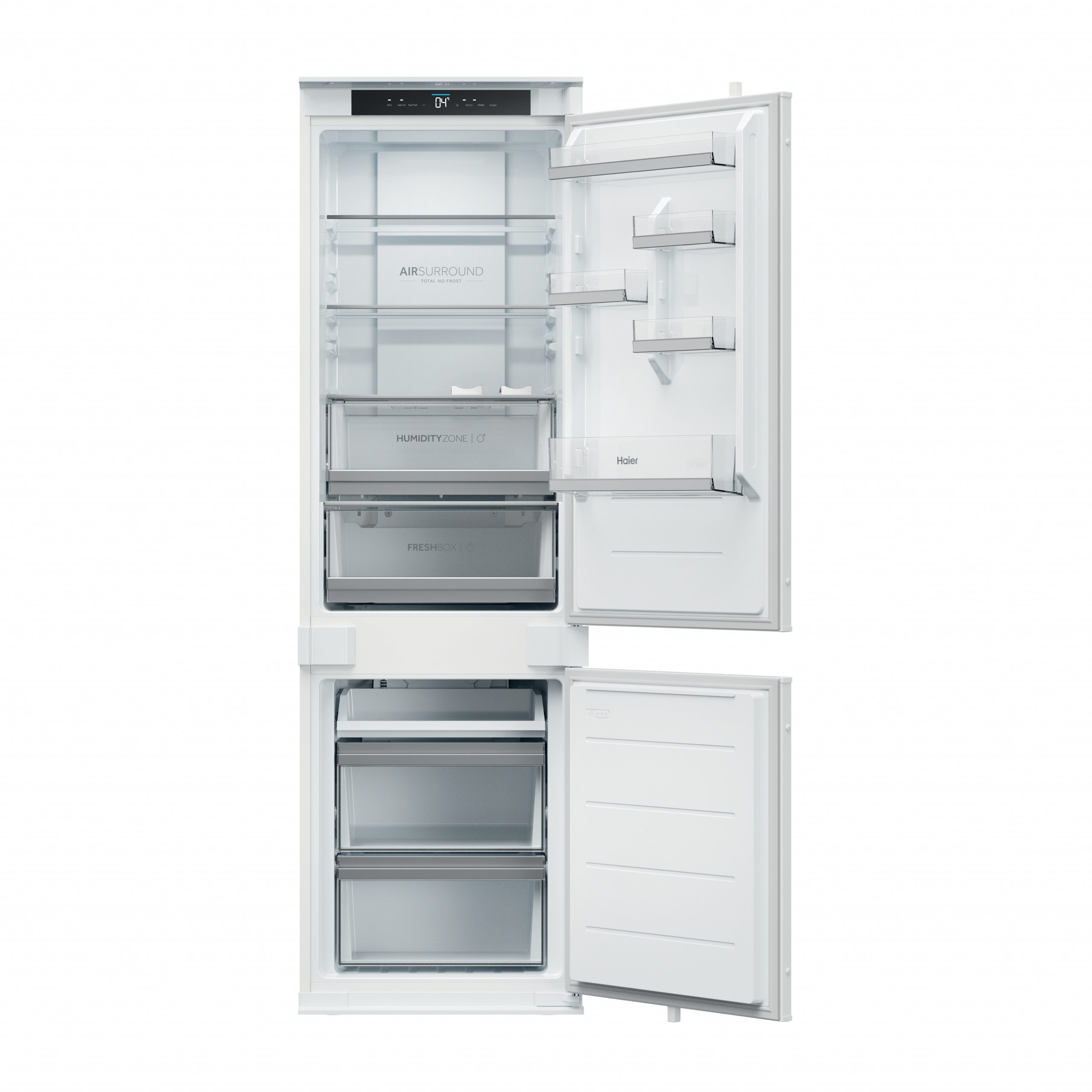 Haier HQE1855BCMW Frigorifero Combinato da Incasso 251LT Alto 177CM Nofrost WiFi - immagine 2