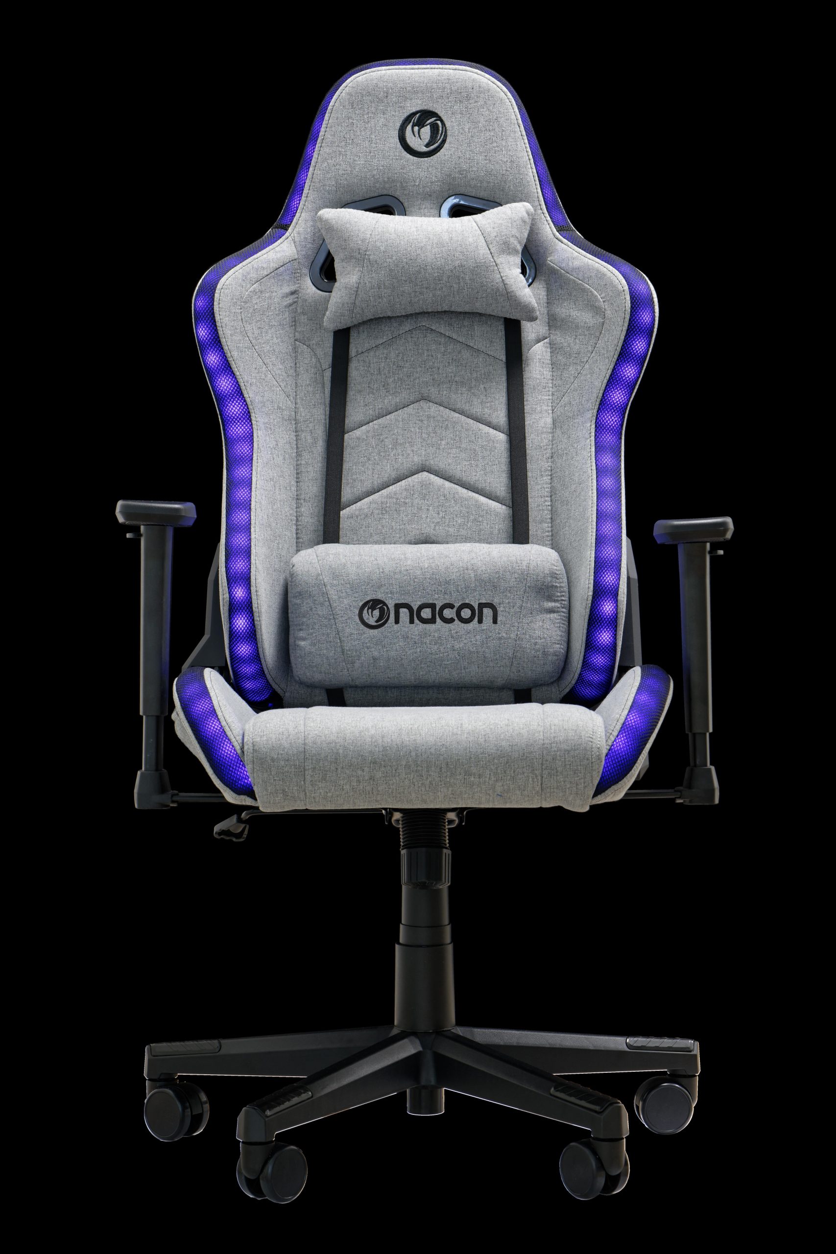 Nacon PCCH675RGB Sedia Gaming in Tessuto Reclinabile con Illuminazione RGB - immagine 2