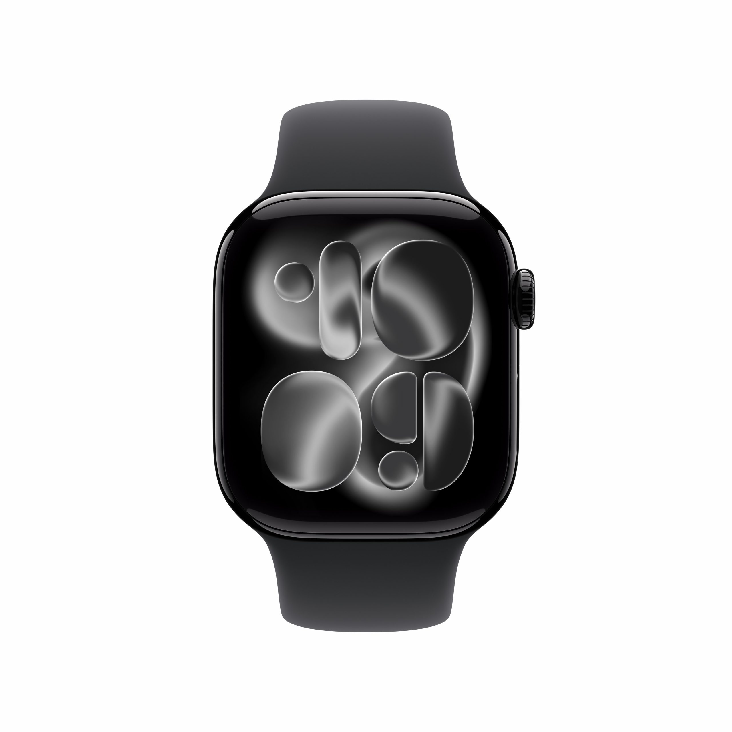 Apple MEQT4QLA Watch 11 Jet Black Smartwatch 42MM GPS Sportband Nero S-M - immagine 2