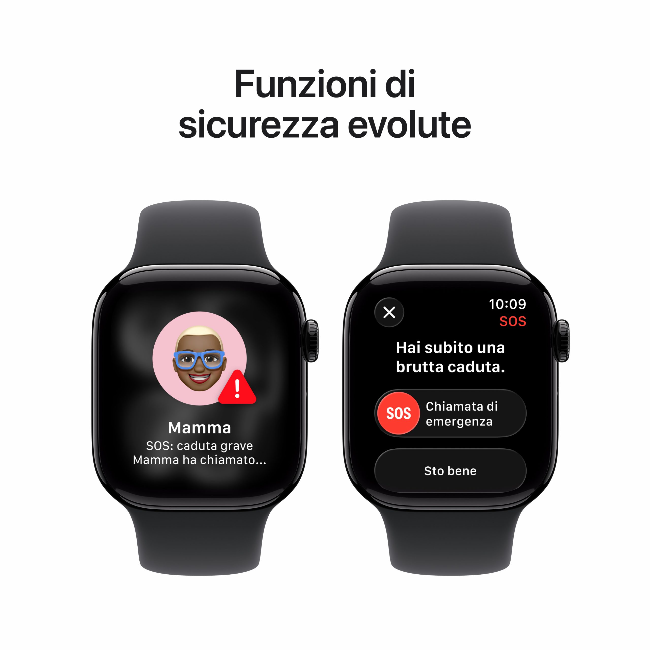 Apple MEQT4QLA Watch 11 Jet Black Smartwatch 42MM GPS Sportband Nero S-M - immagine 6