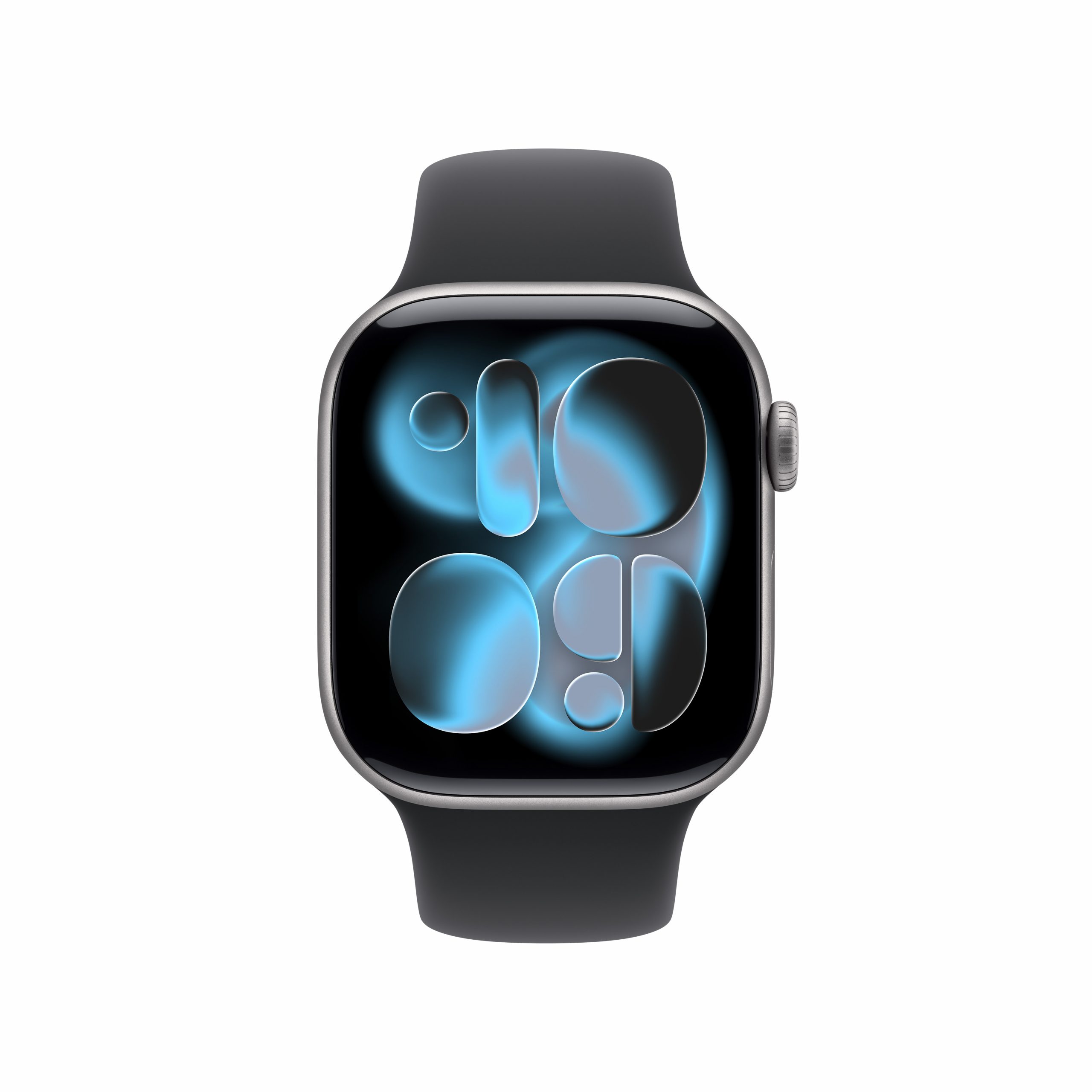 Apple MEQW4QLA Watch 11 Space Grey Smartwatch 42MM GPS Sportband Nero S-M - immagine 2