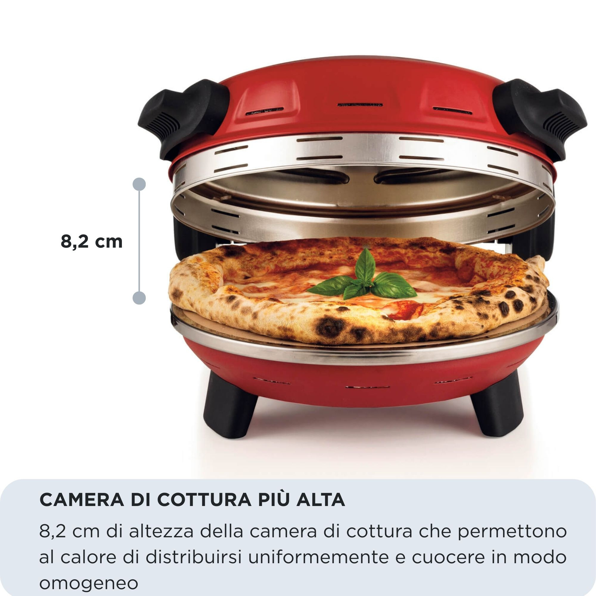 Ariete Pizzeria Gourmet Forno Pizza Elettrico 1500W Max 400 Gradi - immagine 3