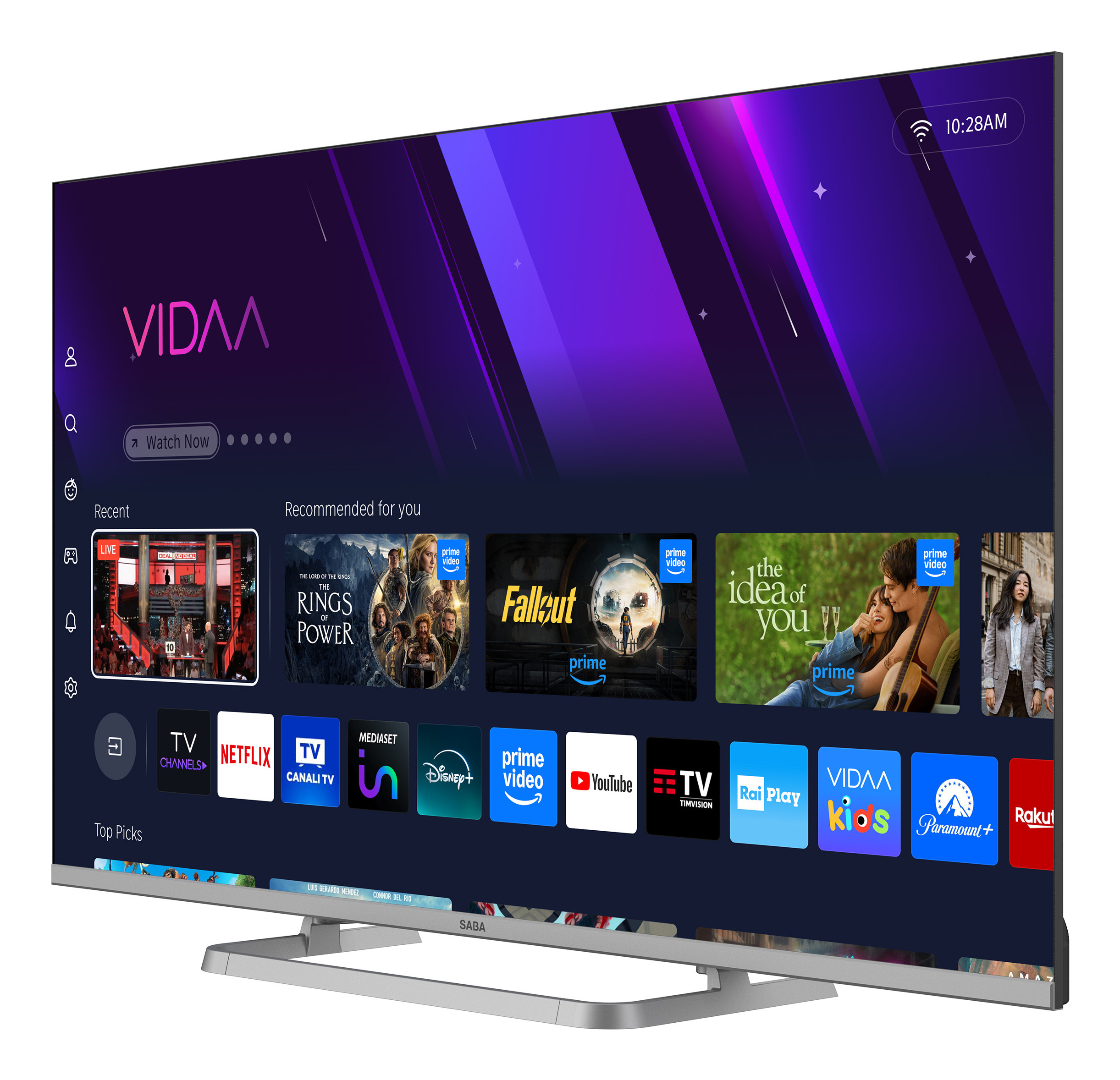 Saba SA43SM10VDA Smart TV LED 43 Pollici FHD Vidaa TV - immagine 4