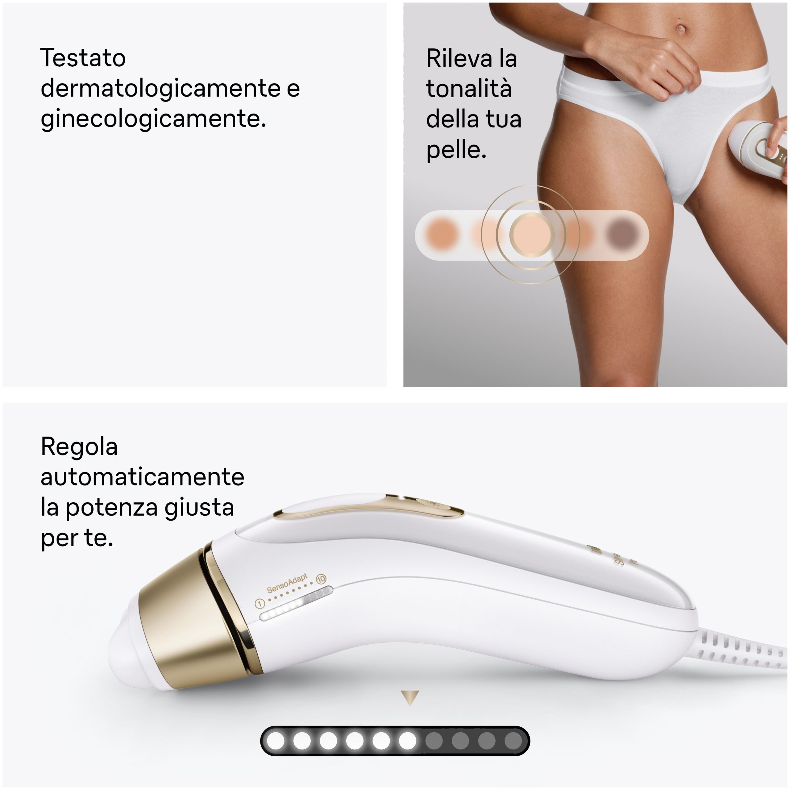 BRAUN PL5210 Epilatore Luce Pulsata IPL SmartFlex con Custodia - immagine 3