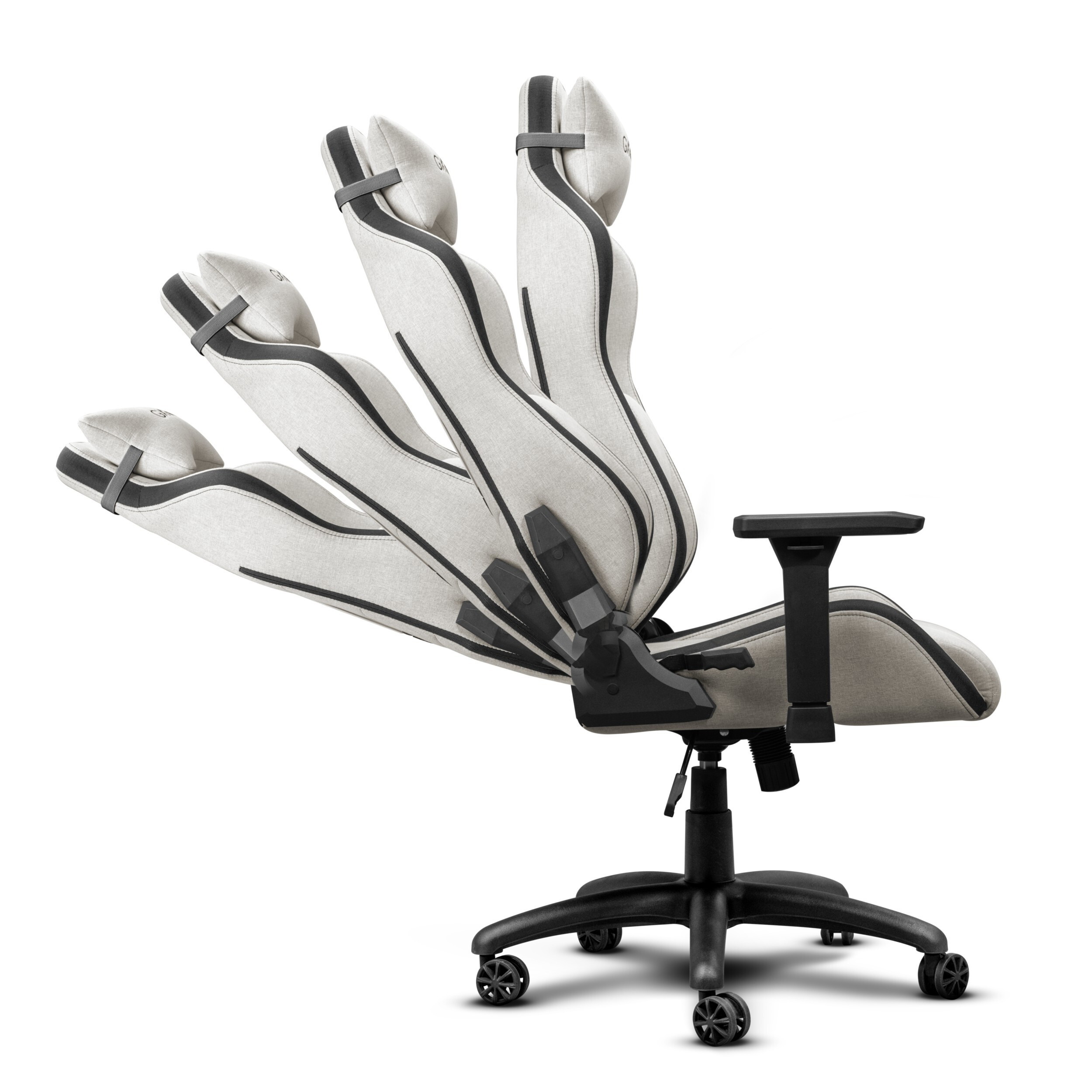 TRUST 25532 SEDIA GAMING TESSUTO BRACCIOLI GXT723B RUYA BEIGE SEDIE GAMING - immagine 3