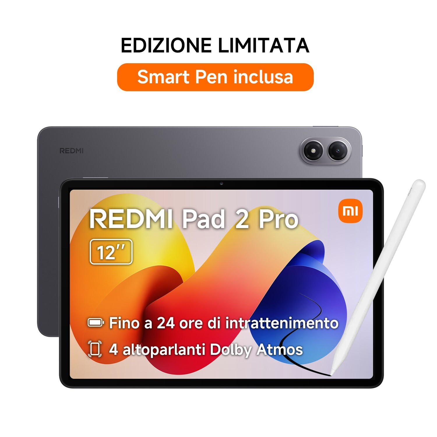 XIAOMI VHU6588EU TABLET 12.1 2.5K 6GB 128GB REDMI PAD 2PRO GRAY+PEN TABLET STANDARD