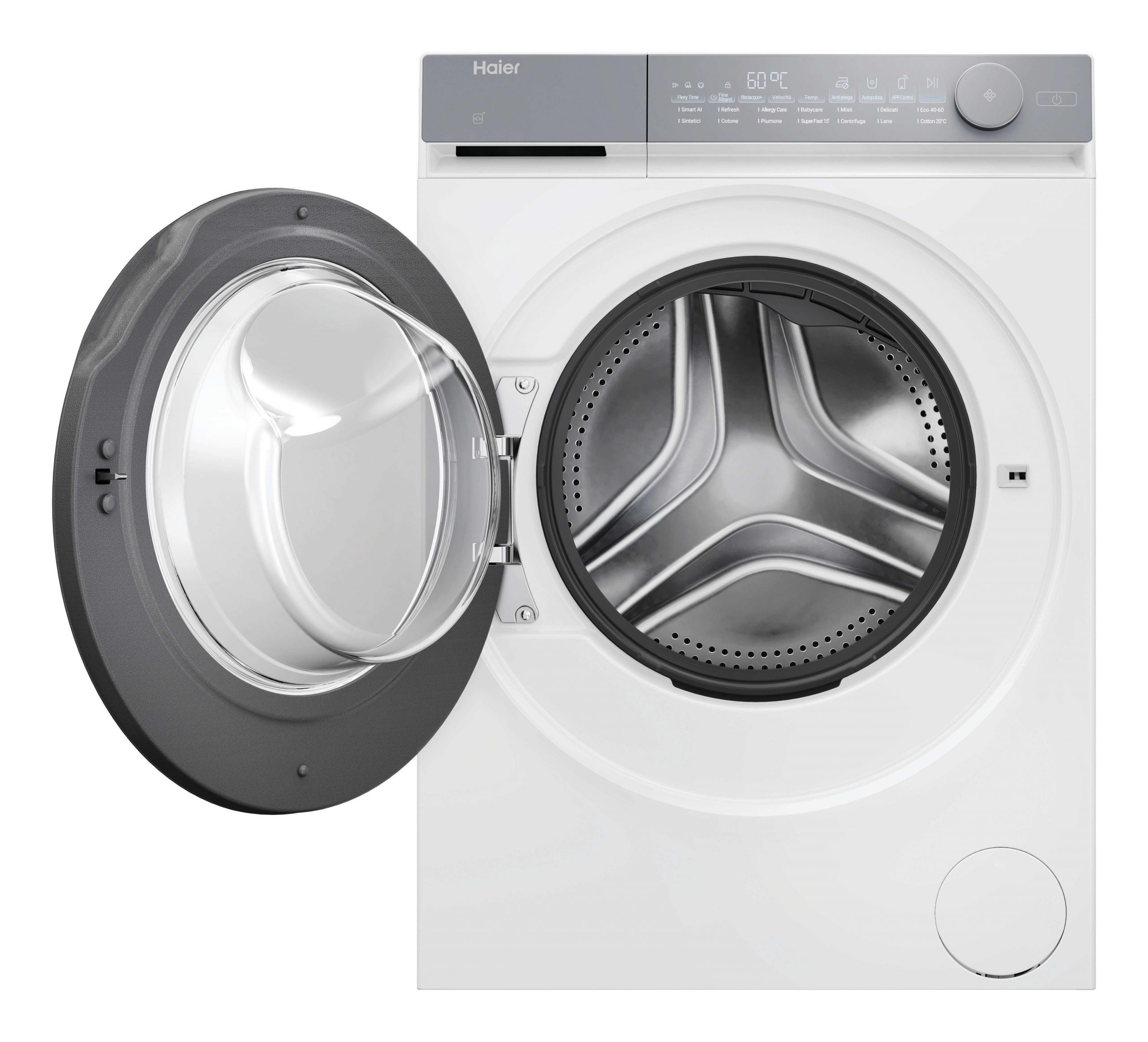 HAIER HW80B14367U1IT LAV.C-FRONT 8KG 1400G CE.A-45% INV. VAPORE WIFI LAV. C-FRONTALE 8 - immagine 2