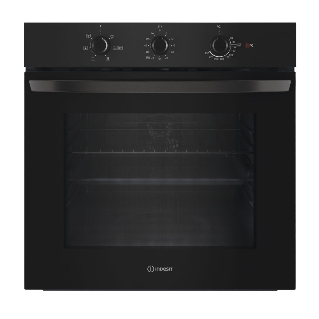 INDESIT IO235HB FORNO 60CM 66LT MULTI6 CL.A STEAM&CLEAN NERO OPACO FORNO INC.EL.MULTIF. 60