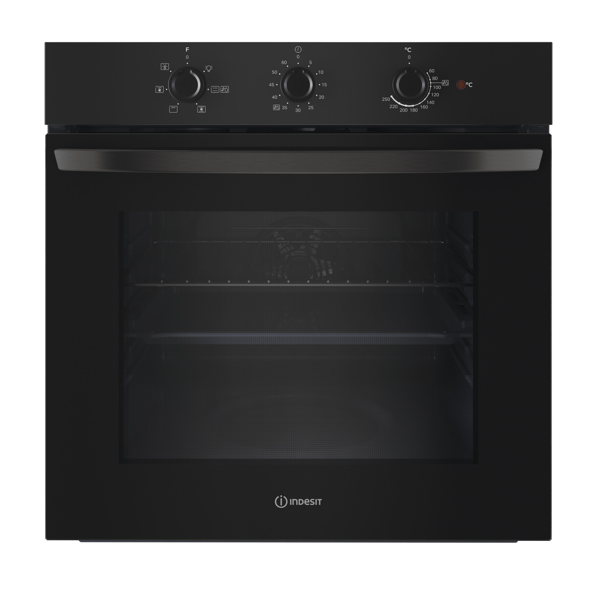 INDESIT IO235HB FORNO 60CM 66LT MULTI6 CL.A STEAM&CLEAN NERO OPACO FORNO INC.EL.MULTIF. 60