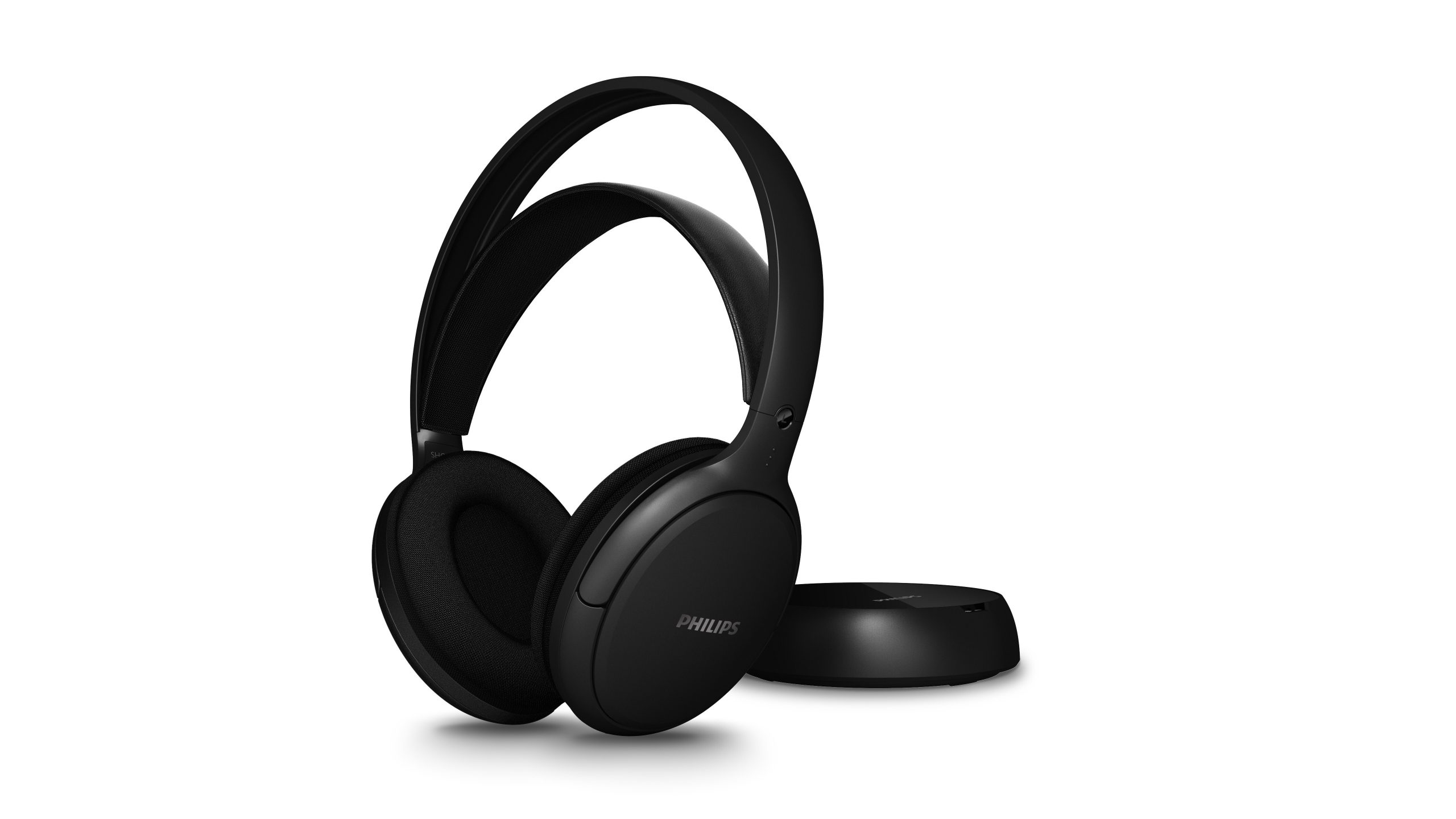 PHILIPS SHC5200M2 CUFFIA TV OVER-EAR WISS BT 10-21KHZ 24OHM NERO CUFFIE WIRELESS