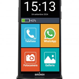 BRONDI AMICOVERO4GPIUBLACK SMARTP. 5.7 HD+3GB 32GB D.SIM 4G+BAS.RIC+COVER NER SMART PHONE