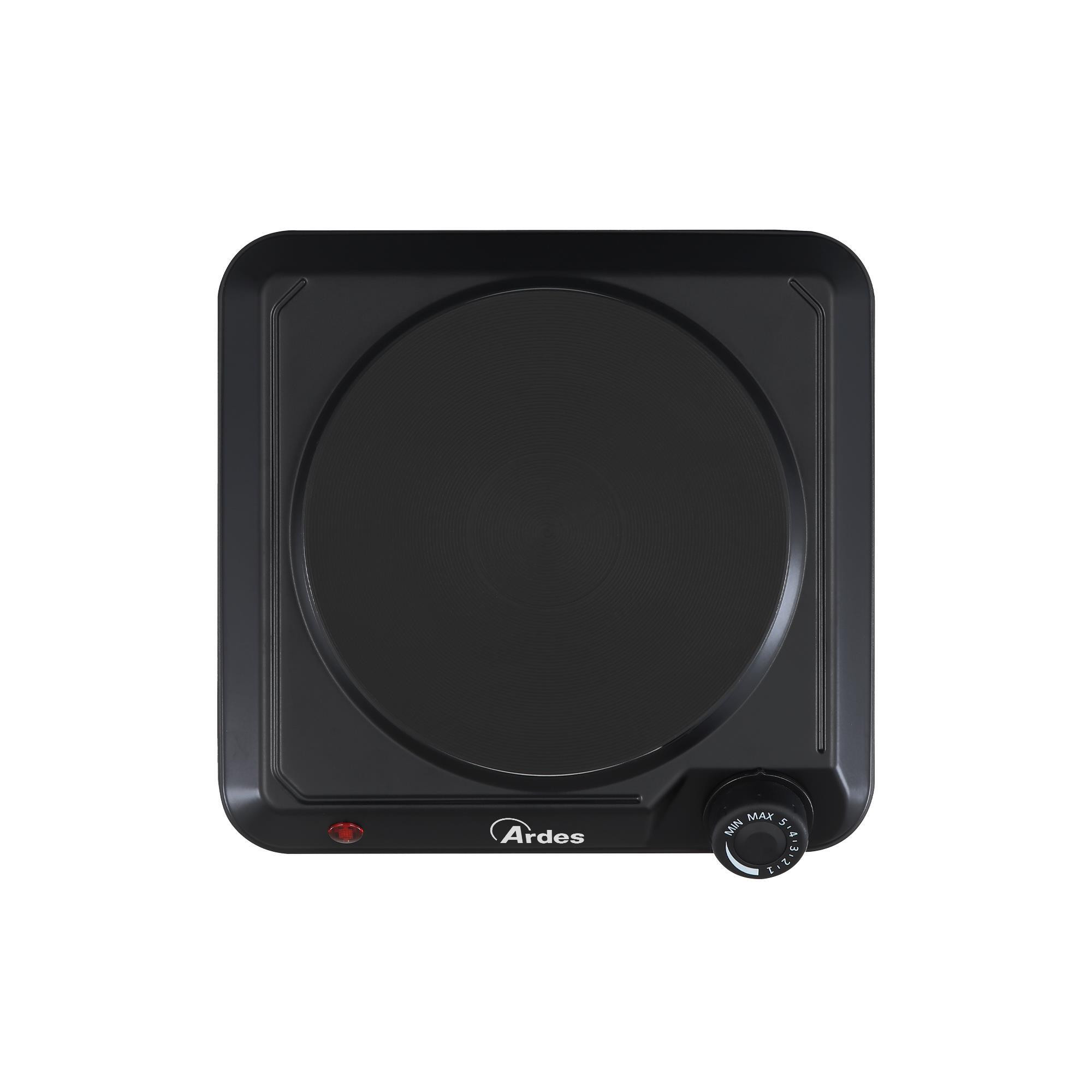 ARDES ARFOEL04 FORNELLO ELETTR. 1PIASTRA IN GHISA 1500W FOCUS FORNELLI - immagine 3