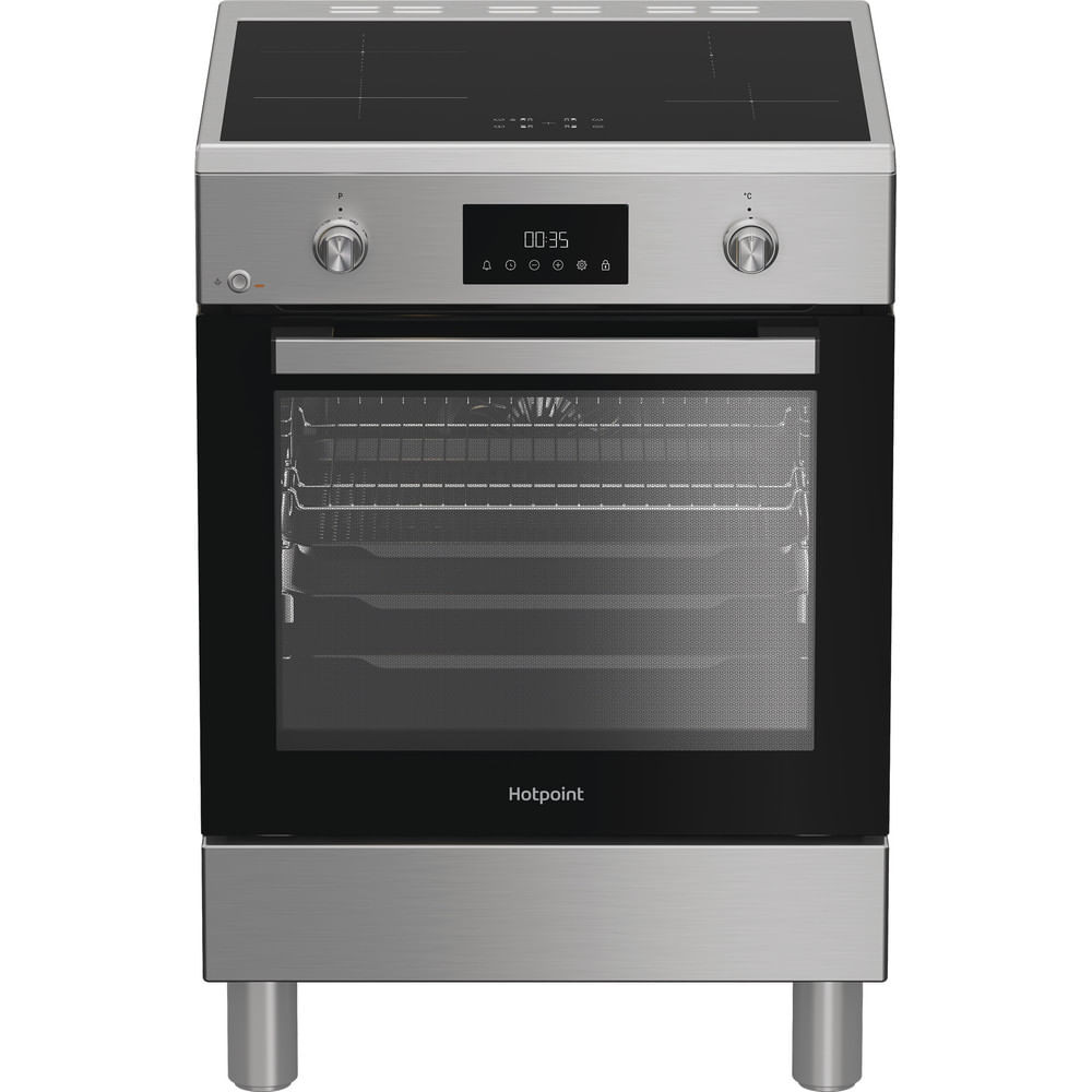 HOTPOINT-ARISTON H6I8LMSAX CUCINA 60CM 4Z.INDUZ. F.EL.MULTI.VAP-AIRFRY INOX CUCINA FORNO ELETTRICO 60