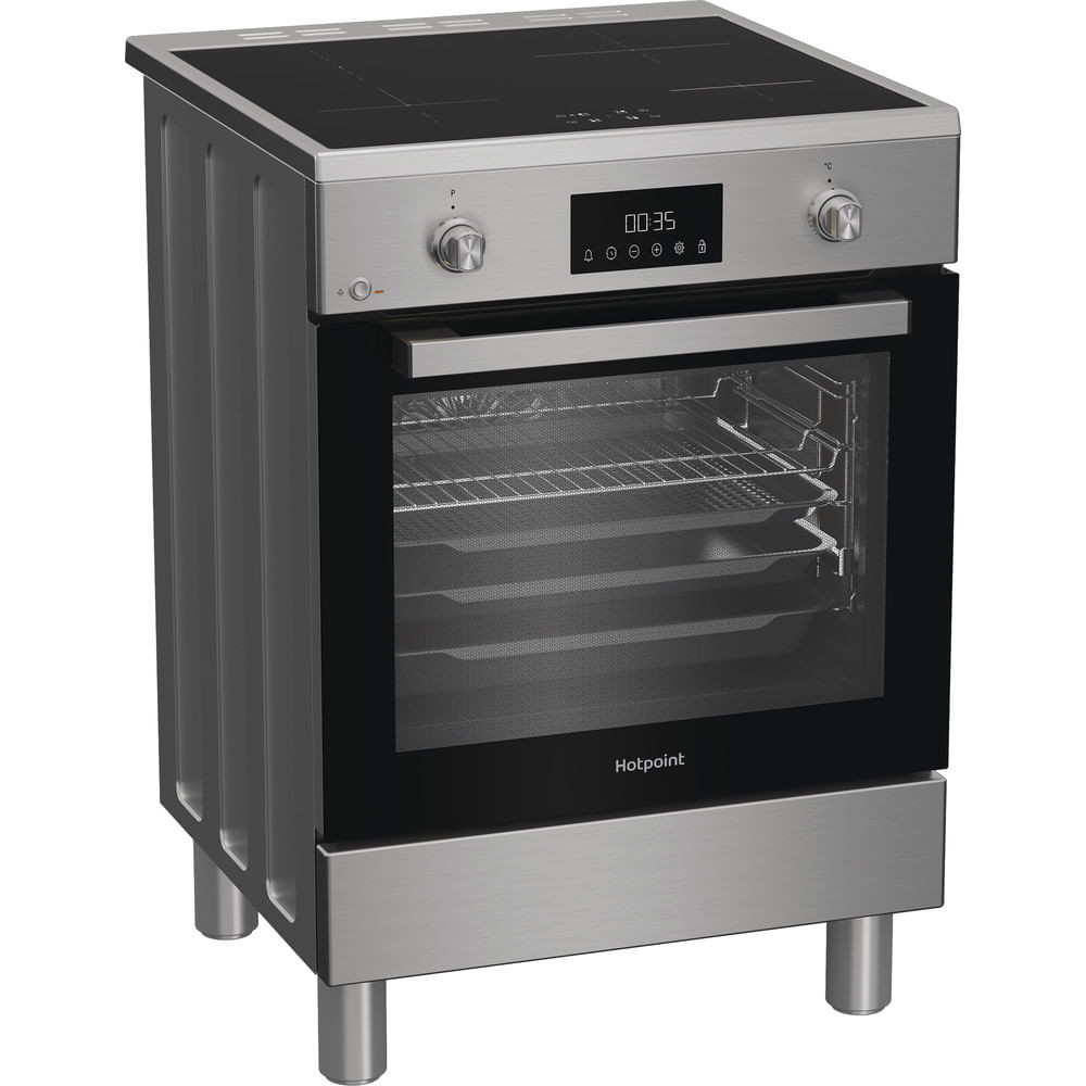 HOTPOINT-ARISTON H6I8LMSAX CUCINA 60CM 4Z.INDUZ. F.EL.MULTI.VAP-AIRFRY INOX CUCINA FORNO ELETTRICO 60 - immagine 2