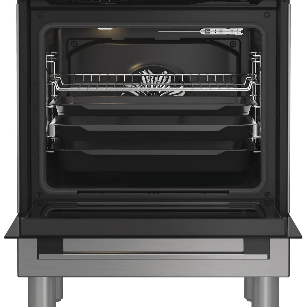 HOTPOINT-ARISTON H6I8LMSAX CUCINA 60CM 4Z.INDUZ. F.EL.MULTI.VAP-AIRFRY INOX CUCINA FORNO ELETTRICO 60 - immagine 3