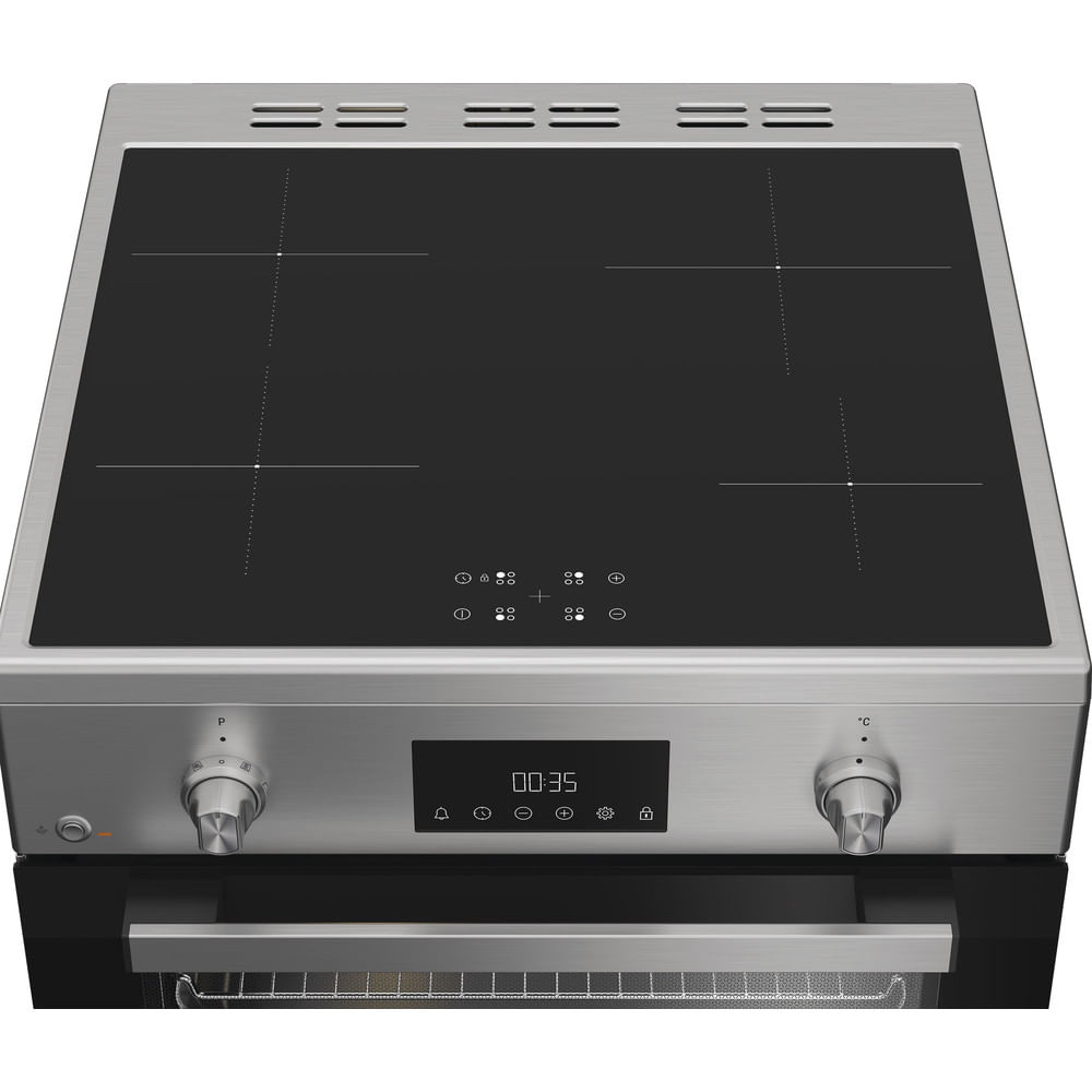 HOTPOINT-ARISTON H6I8LMSAX CUCINA 60CM 4Z.INDUZ. F.EL.MULTI.VAP-AIRFRY INOX CUCINA FORNO ELETTRICO 60 - immagine 5
