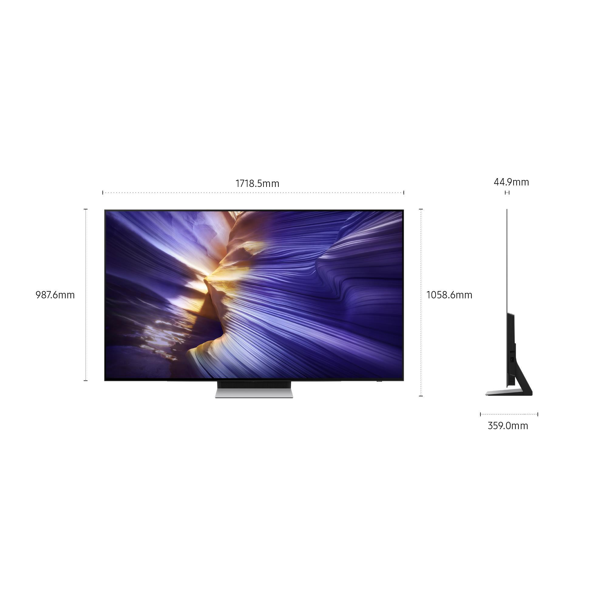 SAMSUNG QE77S90FAEXZT TV OLED 77 UHD 4K DVBT2-S2 SMART TIZEN TV OLED 70 - immagine 4