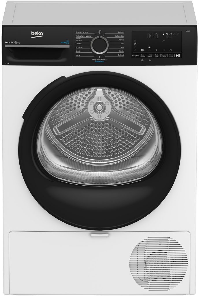 BEKO BMEPT491SBI ASCIUG.C-FRONT 9KG CL.C INVERT.VAPORE DISP.DIG. NX ASCIUG. POMPA DI CALORE 9