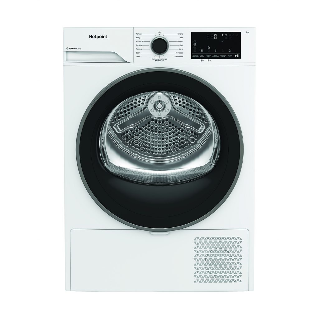 HOTPOINT-ARISTON HPT94DBSIT ASCIUG.C-FRONT 9KG CL.C DISPLAY DIGITALE ASCIUG. POMPA DI CALORE 9