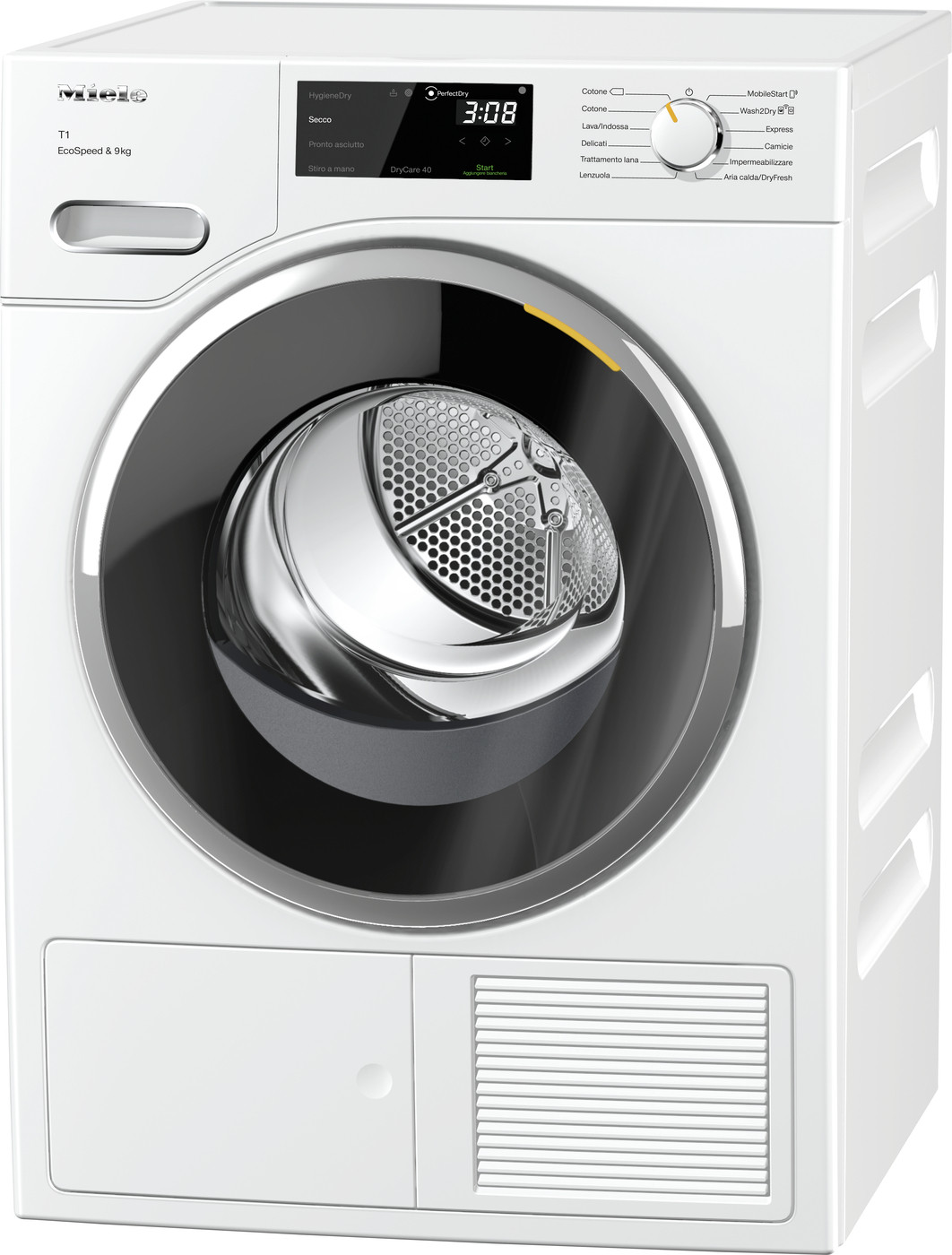 MIELE TWH780WP ASCIUG.C-FRONT 9KG CL.A+++ CLASSIC WIFI NERO ASCIUG. POMPA DI CALORE 9 - immagine 3