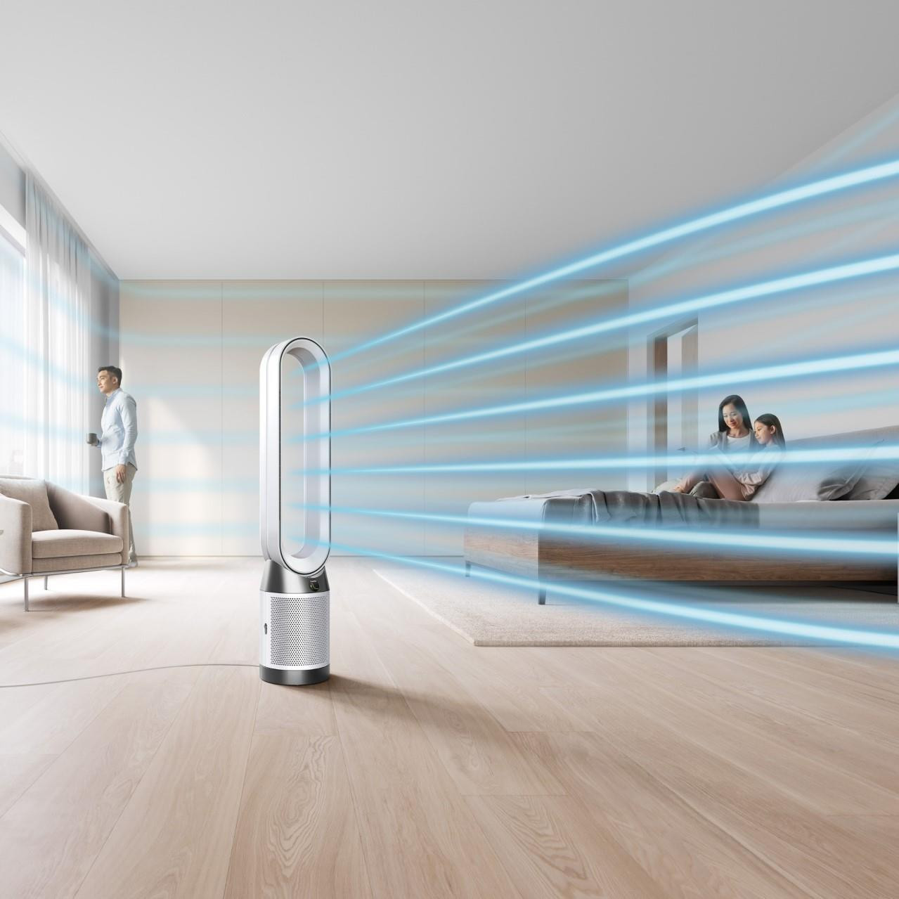 DYSON PURIFIERCOOLPC1 PURIFICATORE ARIA 50W FILTRO HEPA 13 TP11 BIANCO PURIFICATORI-IONIZZATORI