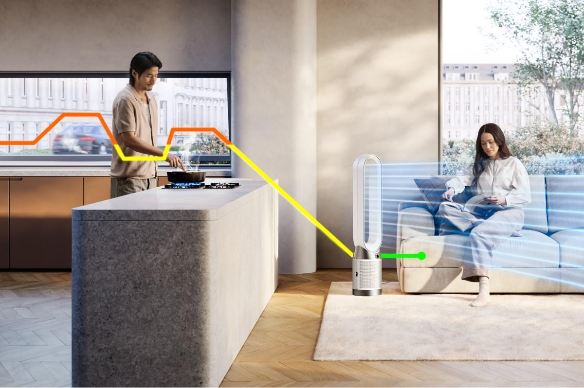 DYSON PURIFIERCOOLPC1 PURIFICATORE ARIA 50W FILTRO HEPA 13 TP11 BIANCO PURIFICATORI-IONIZZATORI - immagine 5