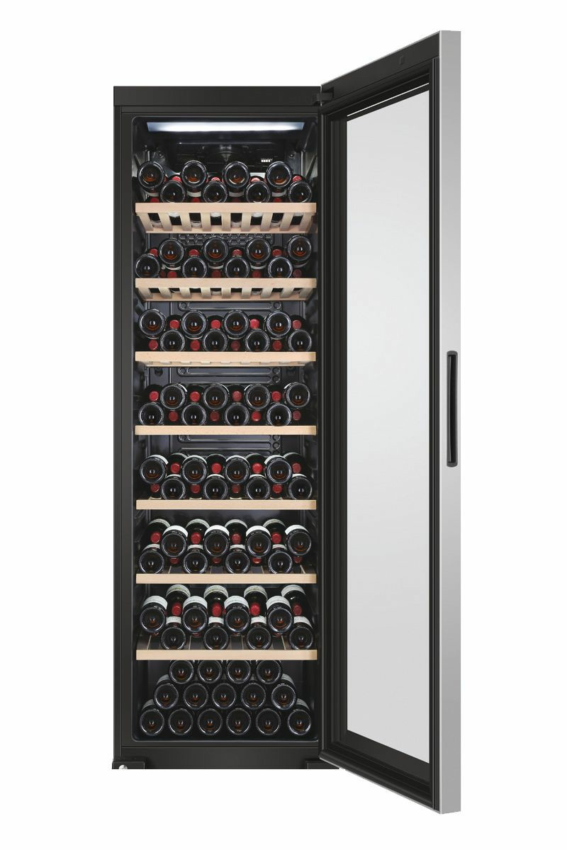 HAIER HWS188GAE FRIGO CANTINA 385LT CE.G 188BOTT. 7RIP.LEGNO NERO CANTINE - immagine 2