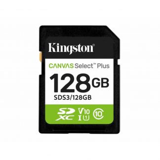 KINGSTON SDS3128GB MEM.SDXC 128GB C10 UHS-I U1 V10 CANVAS SELECT PLUS MEMORIE SD