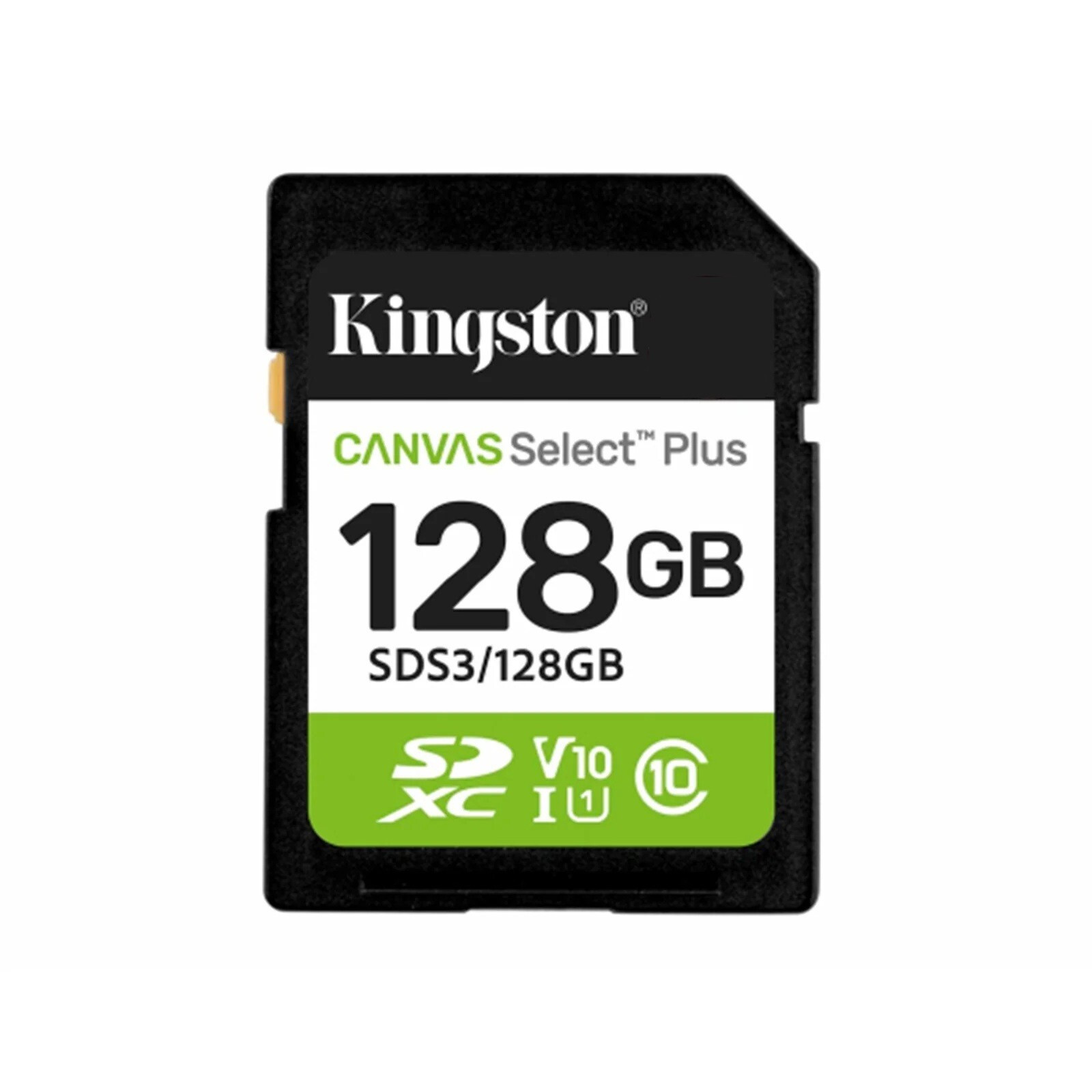 KINGSTON SDS3128GB MEM.SDXC 128GB C10 UHS-I U1 V10 CANVAS SELECT PLUS MEMORIE SD