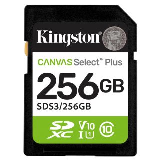 KINGSTON SDS3256GB MEM.SDXC 256GB C10 UHS-I U1 V10 CANVAS SELECT PLUS MEMORIE SD