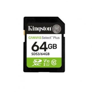 KINGSTON SDS364GB MEM.SDXC 64GB C10 UHS-I U1 V10 CANVAS SELECT PLUS MEMORIE SD