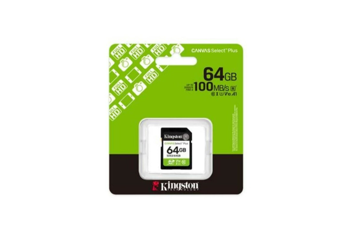 KINGSTON SDS364GB MEM.SDXC 64GB C10 UHS-I U1 V10 CANVAS SELECT PLUS MEMORIE SD - immagine 3