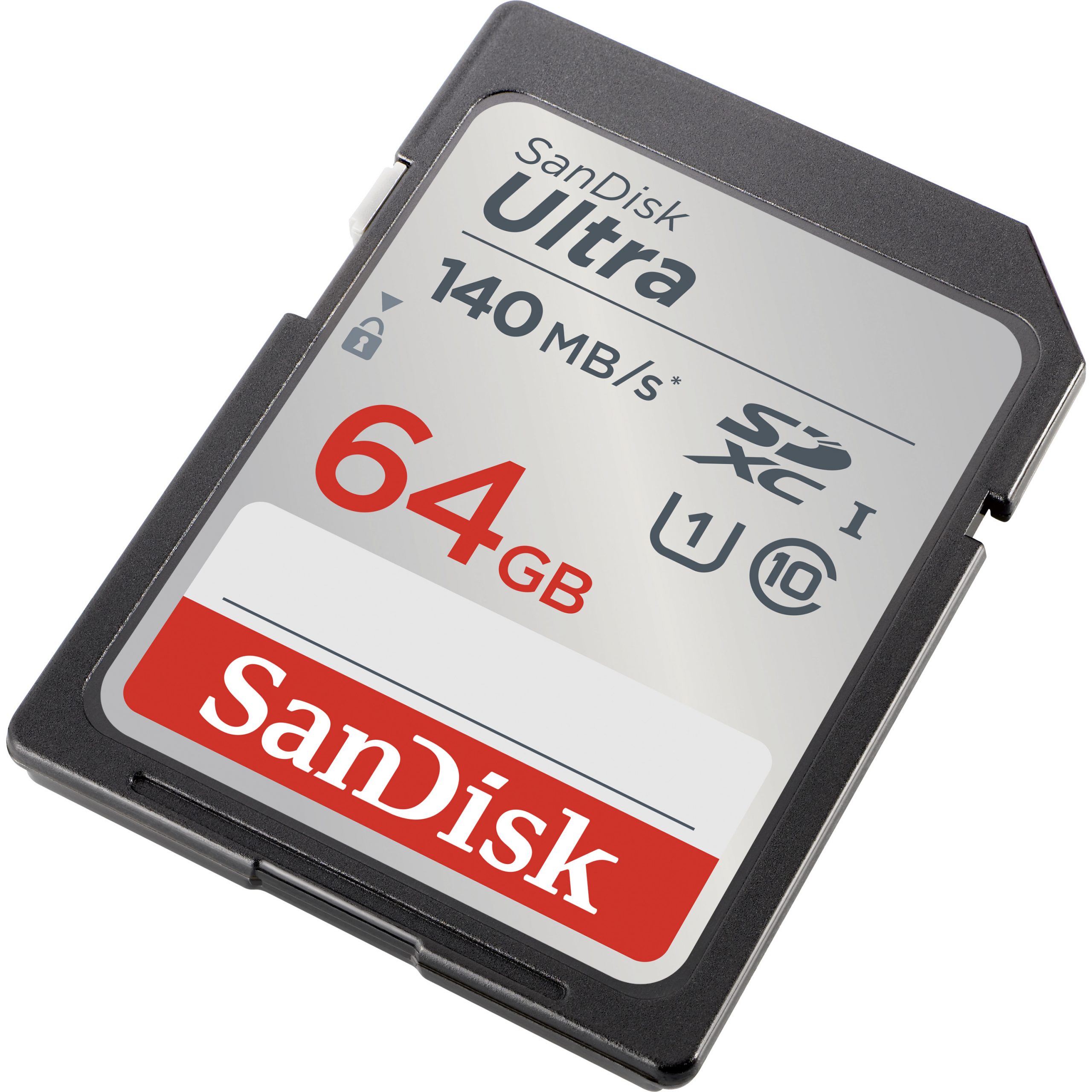 SANDISK SDSDUNB064GGN6IN MEM.SDXC ULTRA 64GB L. 140MB-S U1 UHS-I C10 MEMORIE SD - immagine 2