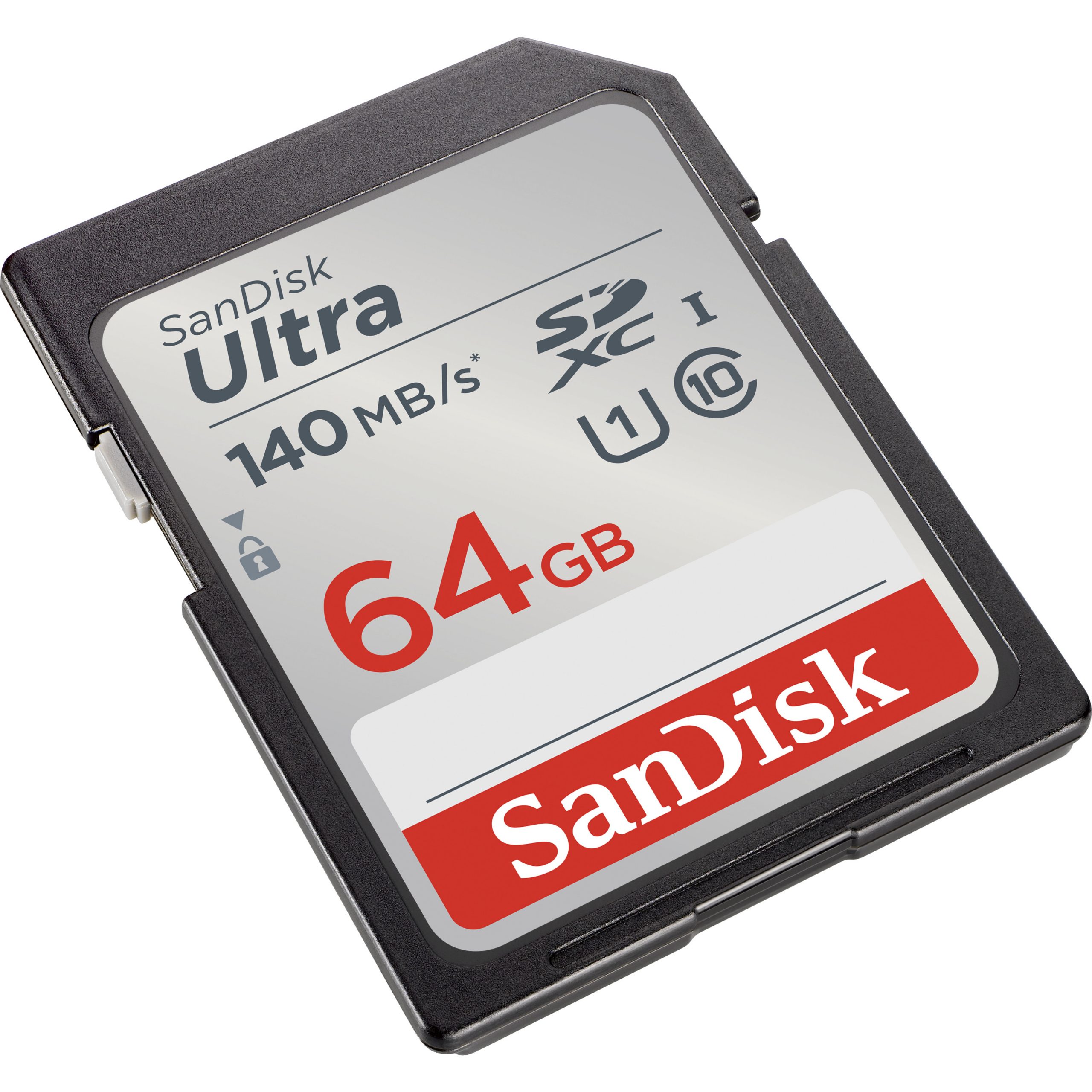 SANDISK SDSDUNB064GGN6IN MEM.SDXC ULTRA 64GB L. 140MB-S U1 UHS-I C10 MEMORIE SD - immagine 3