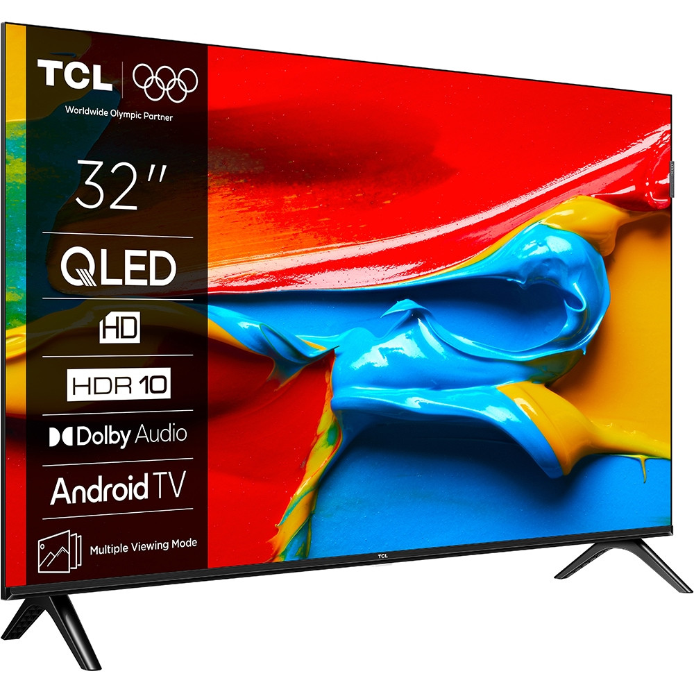 TCL 32S49K TV QLED 32 HD READY DVBT2-S2 SMART GOOGLE TV LED 30