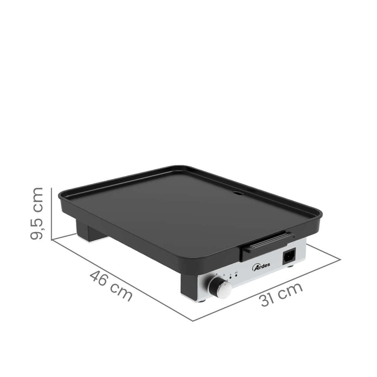 Ardes Optimus Grill Piastra Elettrica 1800W 40x30CM - immagine 4