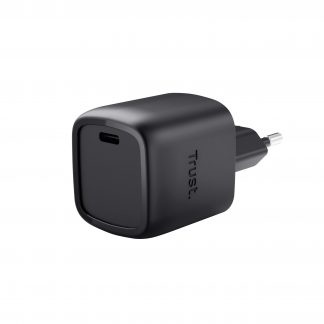 TRUST 25519 ALIMENTATORE 30W USB-C GAN MAXO NERO ALIMENTATORI INFORMATICA