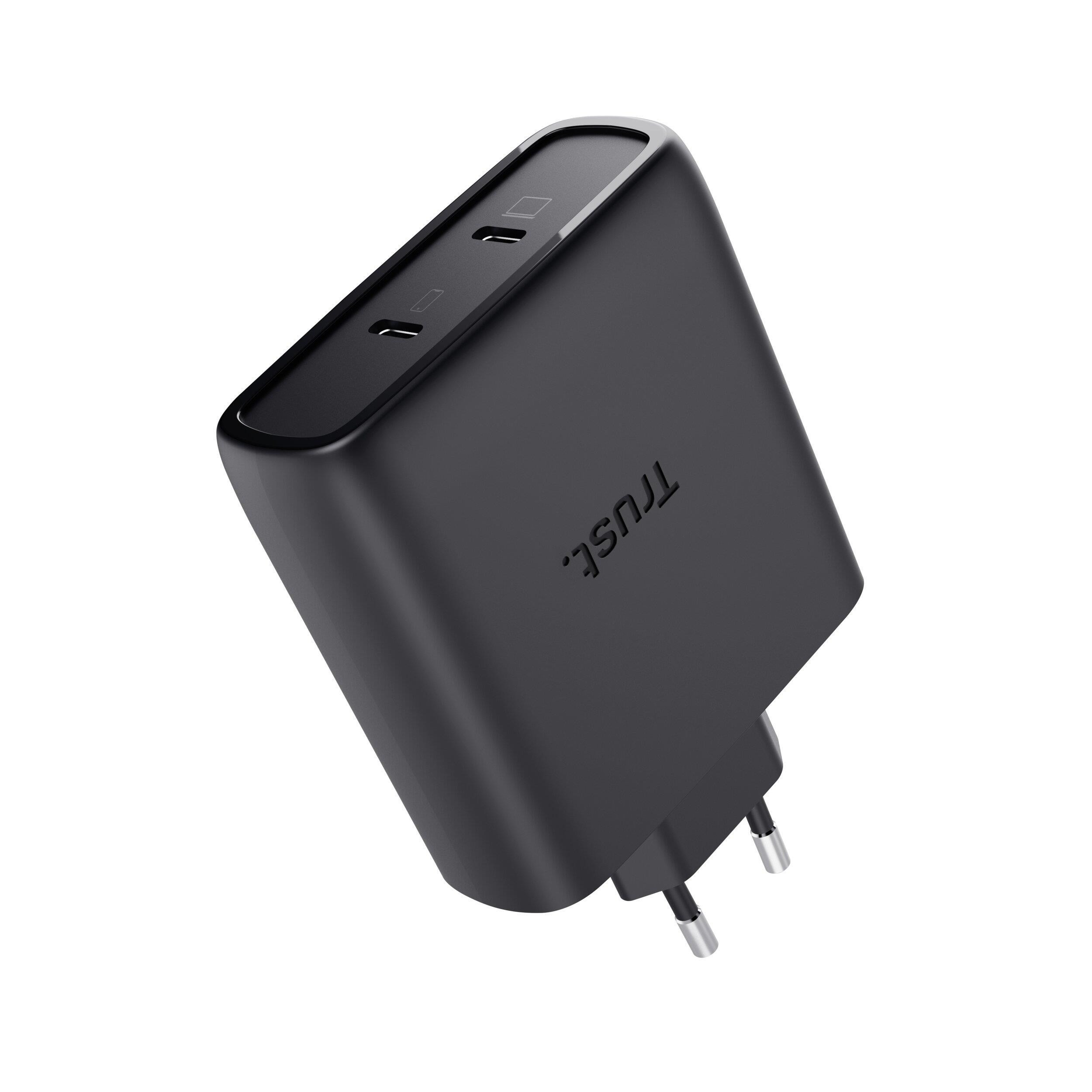 TRUST 25527 ALIMENTATORE 100W 2P USB-C GAN MAXO NERO ALIMENTATORI INFORMATICA - immagine 3