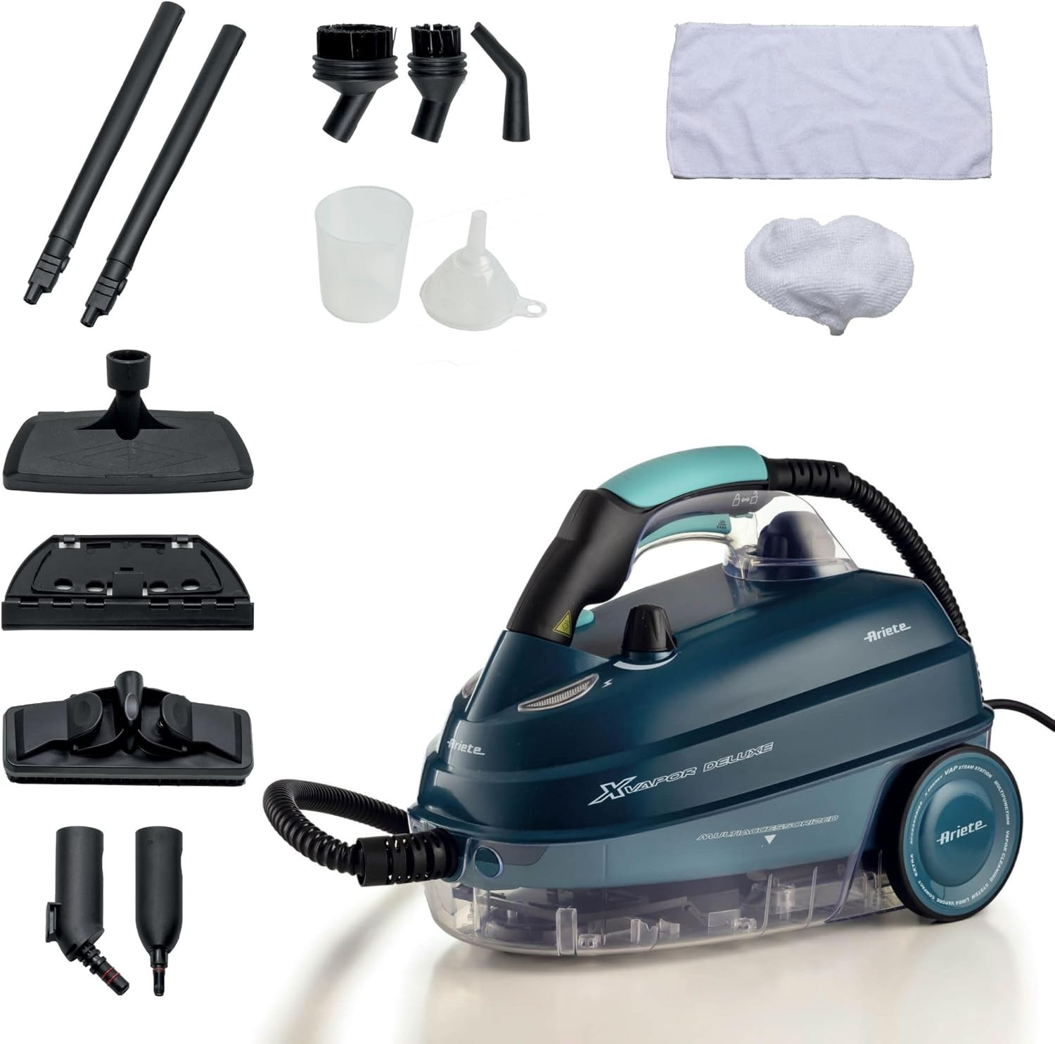 ARIETE 4146BLUE PULITORE A VAPORE 1500W 1.6LT XVAPOR DELUXE BLUE GENERATORE DI VAPORE