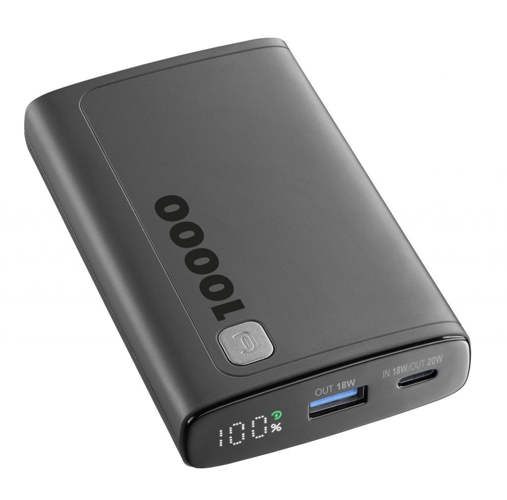 CELLULAR LINE PBDISPL01PD10000K POWER BANK 10000MAH NERO POWER BANK