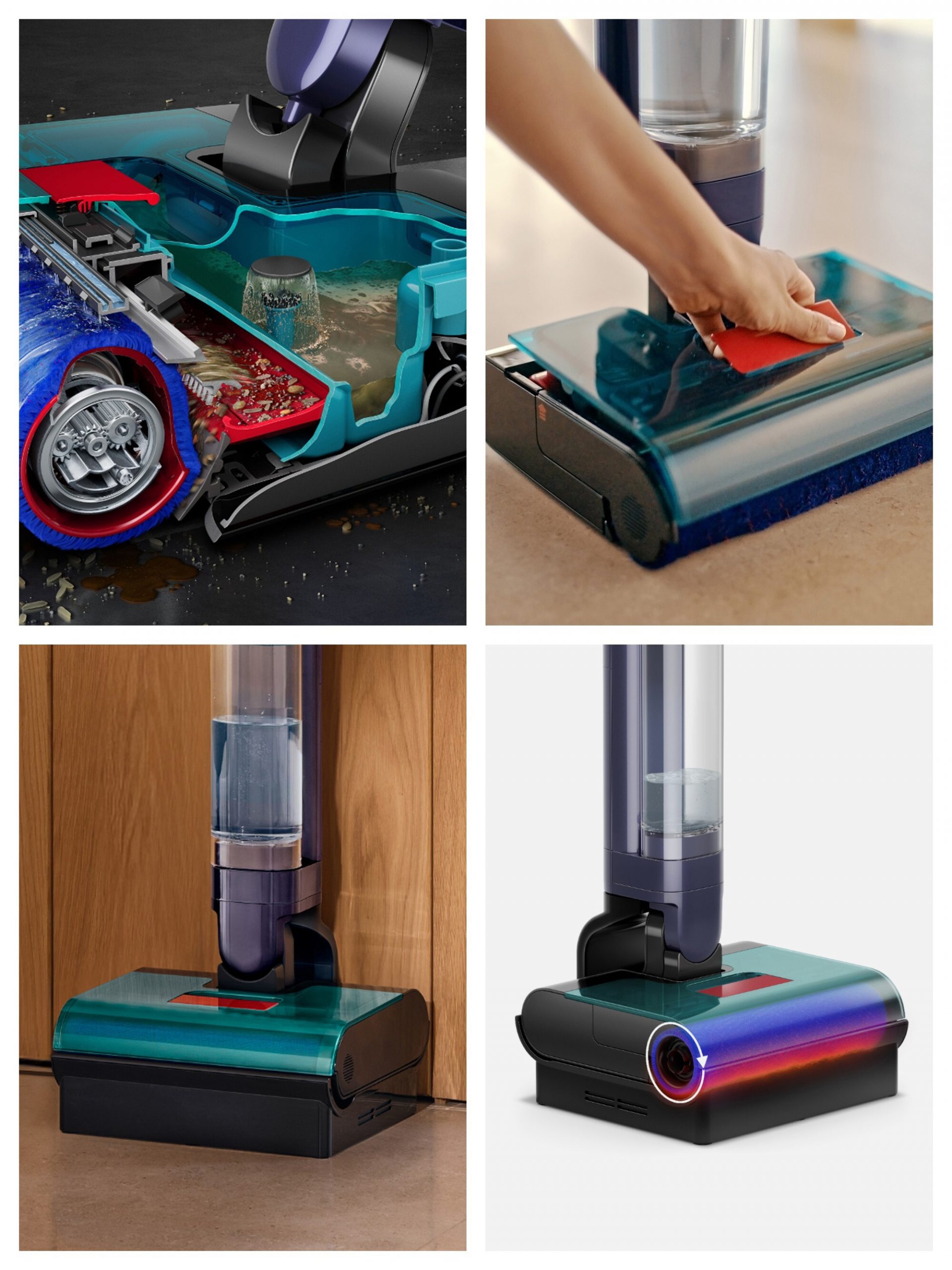 DYSON CLEANPIUWASH LAVA-ASP.0.75LT 45MIN+BASE RIC.RISCALD.AUTOPULENTE LAVAPAVIMENTI AD ACQUA - immagine 6