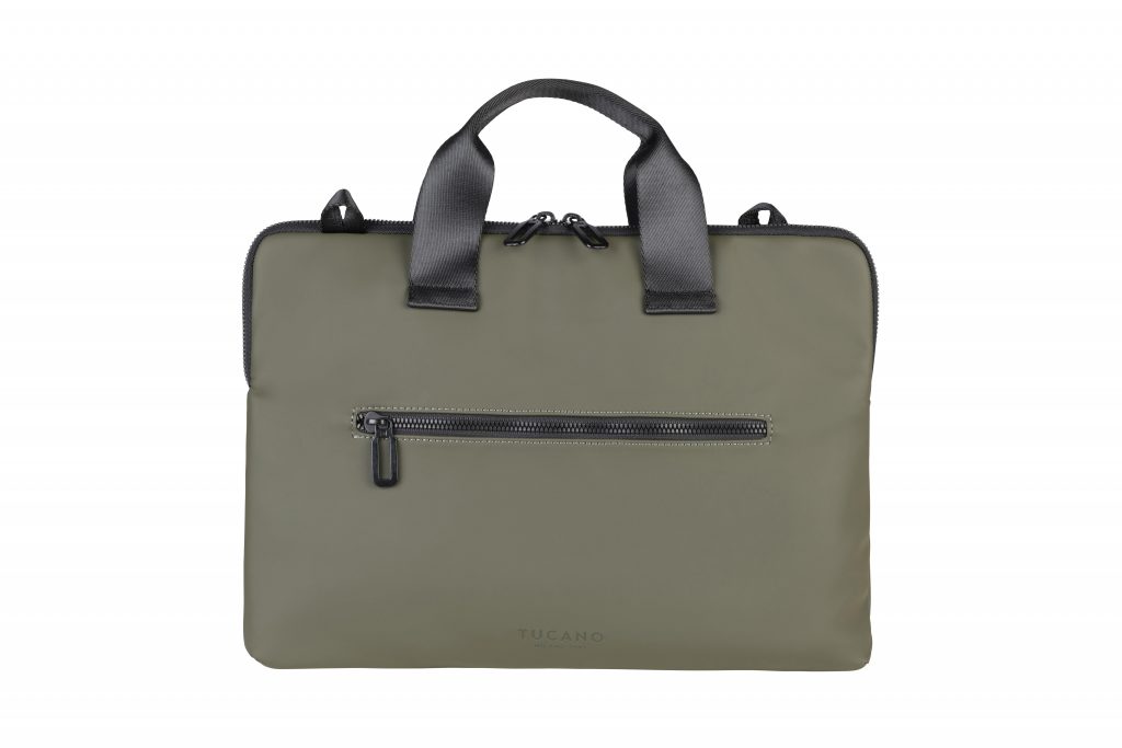 TUCANO BSGOM1314VM BORSA GOMMO SUPERSLIM 13 -14 VERDE BORSE NB
