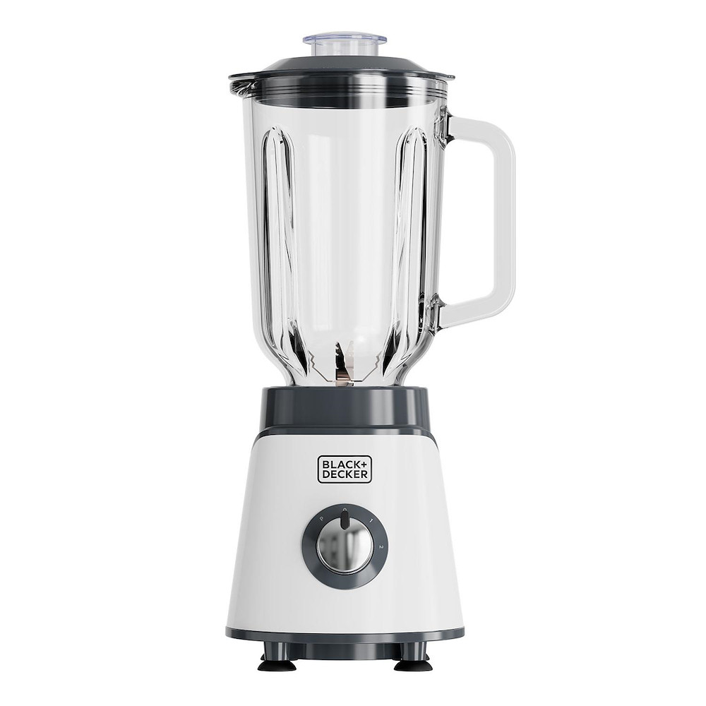 BLACK+DECKER BXJB1002E FRULLATORE 1000W 2VEL+PULSE CIOT.VETRO 1.5L BIANCO FRULLATORI