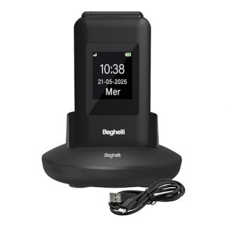 BEGHELLI 9141 CELL.SENIOR 2.8 FLIP SLV41 4G DS STANDARD PHONE (CELLULARI)
