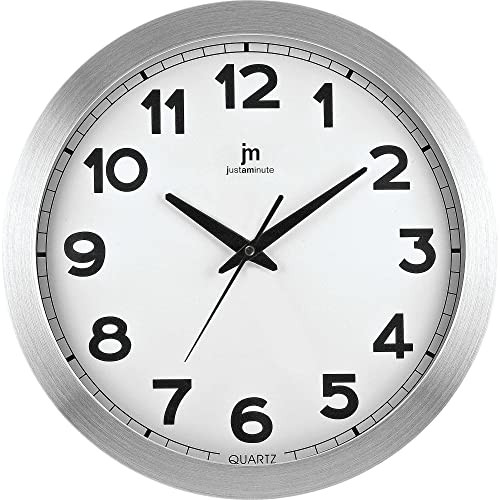 JUSTAMINUTE 14929 OROLOGIO PARETE QUARZO IN ALLUMINIO OROLOGI PARETE