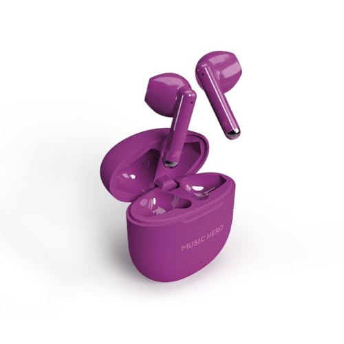 SBS MHTWSNUBOXBTV AURICOLARE BT TWS C-BASE RIC. NUBOX VIOLA AURICOLARI SENZA FILO TELEFONIA
