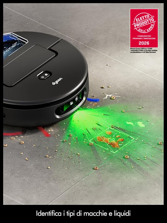 DYSON SPOTPIUSCRUB ROBOT LAVA-ASP.0.3-0.25LT AI+BAS.RIC.SVUOT.RISCALD ROBOT ASPIRAPOLVERE - immagine 2