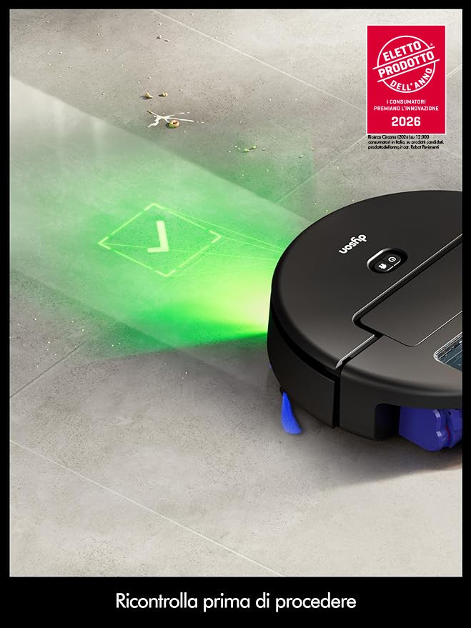 DYSON SPOTPIUSCRUB ROBOT LAVA-ASP.0.3-0.25LT AI+BAS.RIC.SVUOT.RISCALD ROBOT ASPIRAPOLVERE - immagine 5