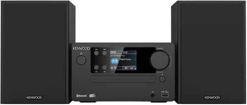 KENWOOD M725DABB Micro Hifi DAB CD USB Bluetooth Display Nero